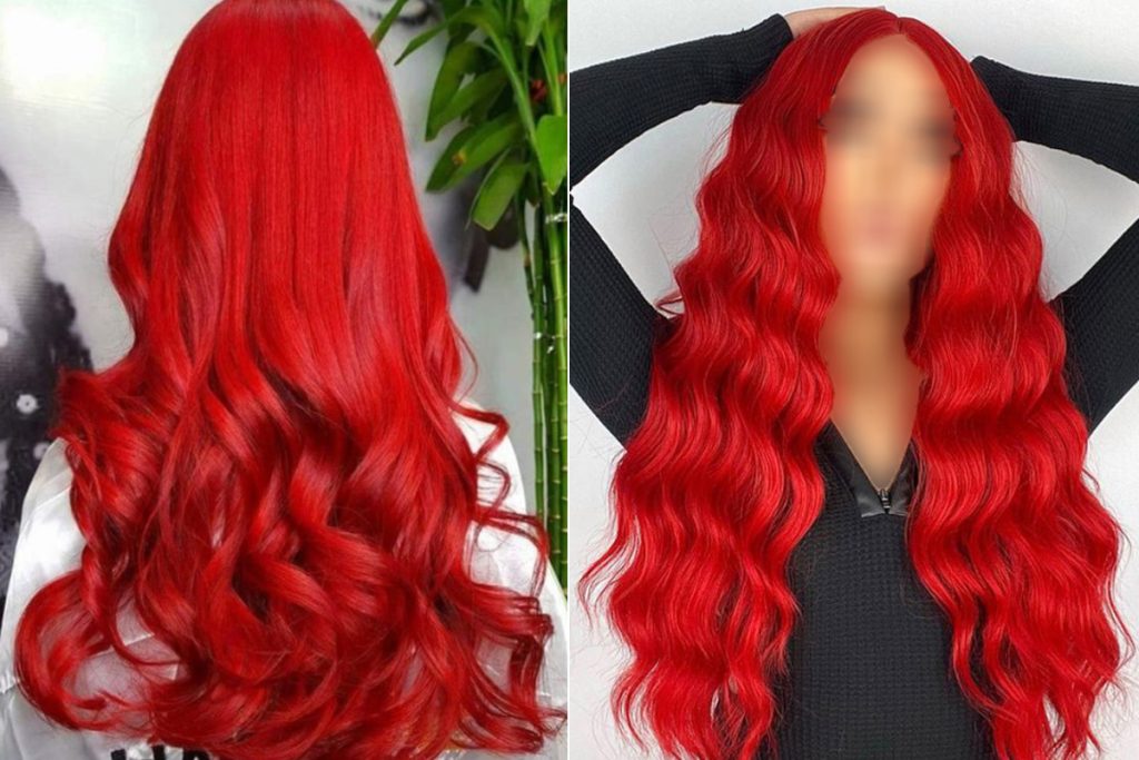 مدل موی زنانه قرمز