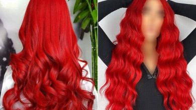 مدل موی زنانه قرمز