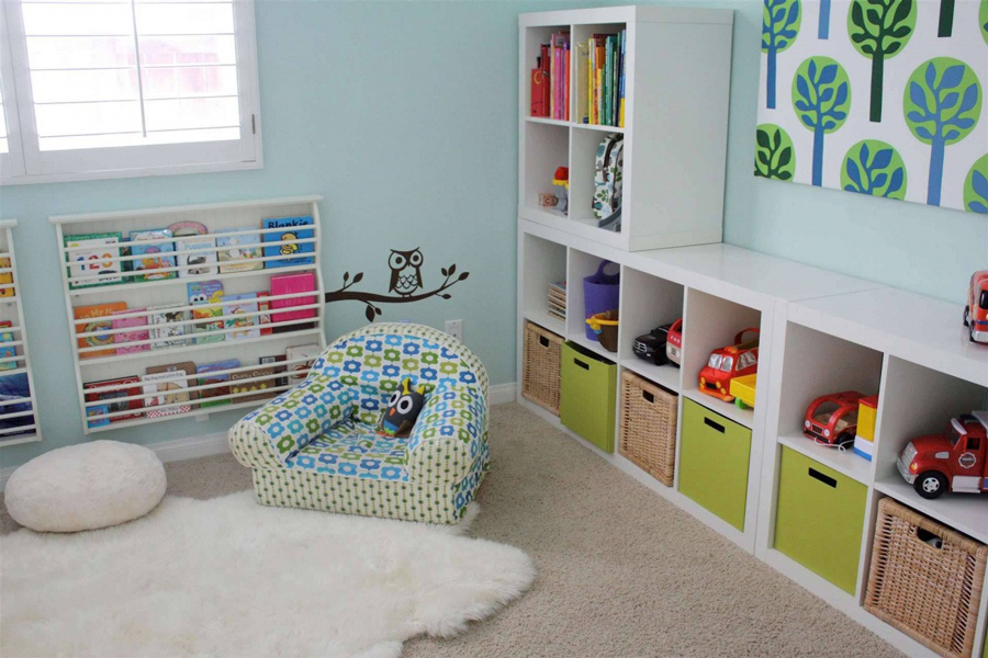 قفسه های جذاب برای اتاق کودک