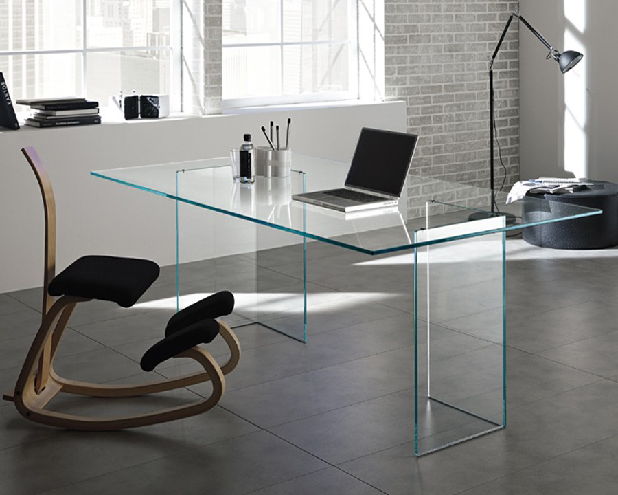 میز شیشه ای مینیمال برای دکوراسیون خانه