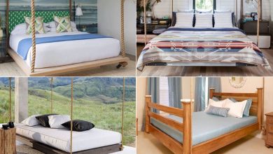 طرح تخت خواب معلق