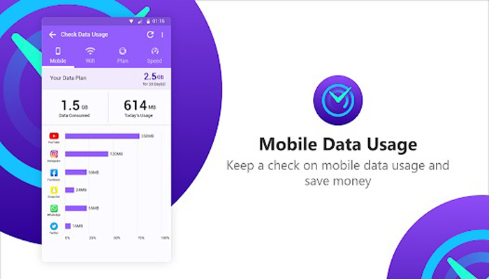 اپلیکیشن Check Data Usage