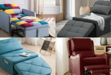 مبل تخت خواب شو یک نفره لاکچری