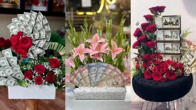 مدل تزیین پول برای عروس