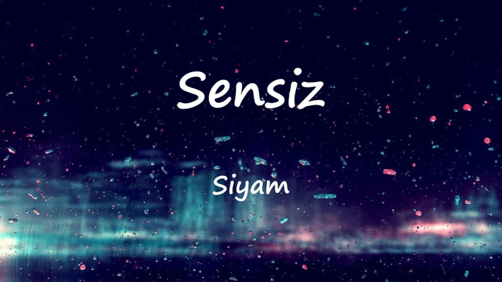 متن و ترجمه آهنگ Sensiz از Siyam