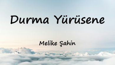 متن و ترجمه آهنگ Durma Yürüsene از Melike Şahin