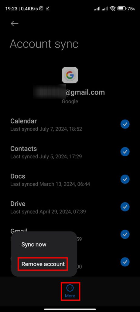 راهنمای حذف کردن تمامی اکانت های Gmail از روی موبایل شیائومی
