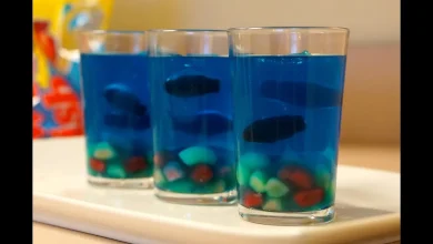 چگونه در ظرف شیشه ای ژله درست کنیم