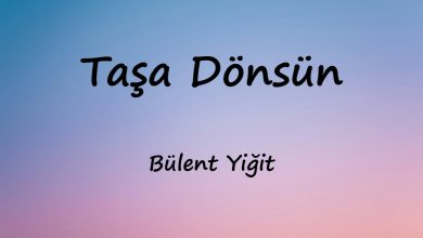 متن و ترجمه آهنگ Taşa Dönsün از Bülent Yiğit