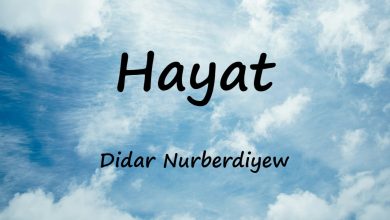 متن و ترجمه آهنگ Hayat از Didar Nurberdiyew