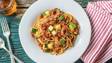 طرز تهیه نودل خانگی با ماکارونی