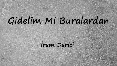 متن و ترجمه آهنگ Gidelim Mi Buralardan از İrem Derici