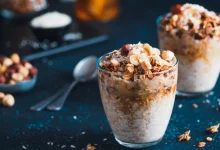 طرز تهیه اوتمیل با گرانولا