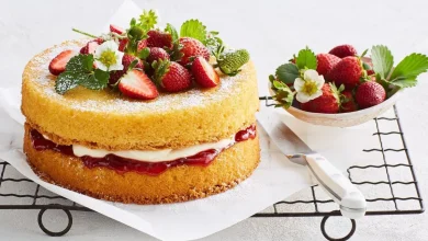 طرز تهیه کیک اسفنجی برای ۲۰ نفر