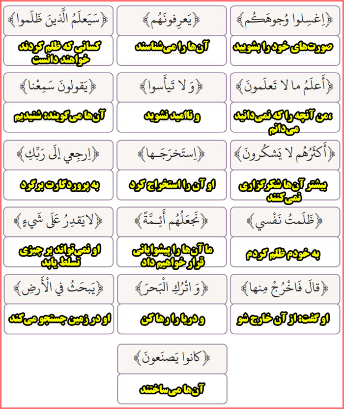 جواب تمرین دوم صفحه ۳۷ درس سوم عربی دهم معارف اسلامی