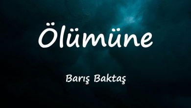 متن و ترجمه آهنگ Ölümüne از Barış Baktaş