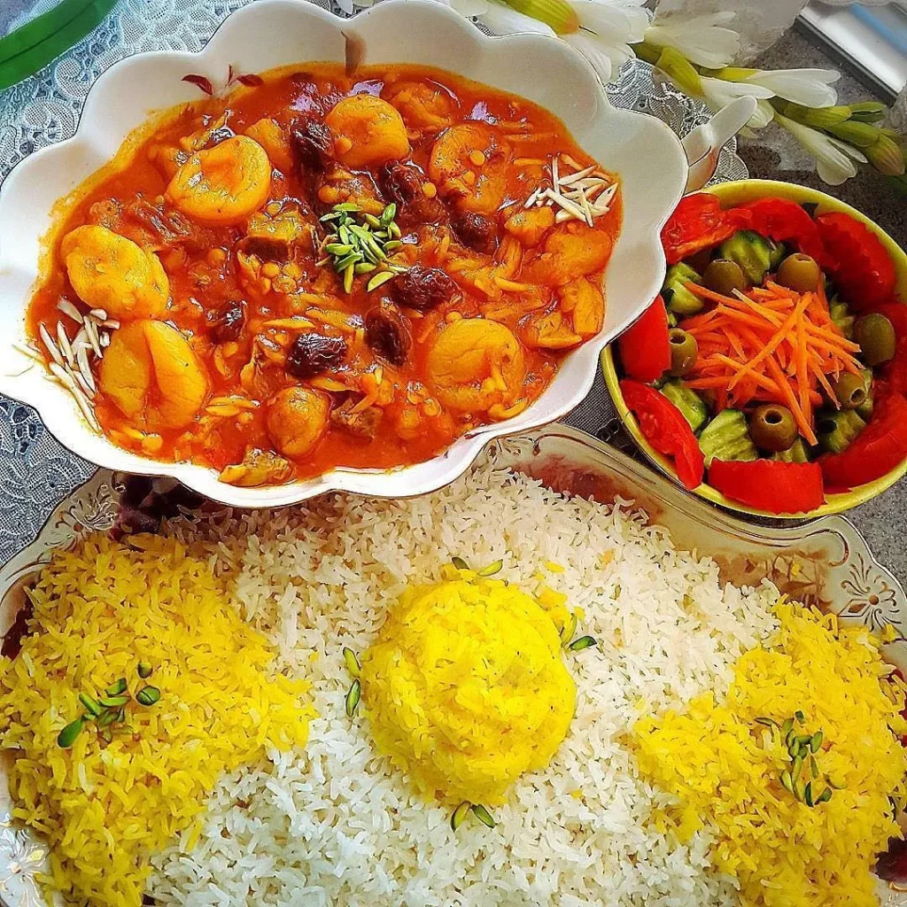 خورش زردآلو خشک، یه ترکیب بی‌نظیر از شیرینی و ترشی