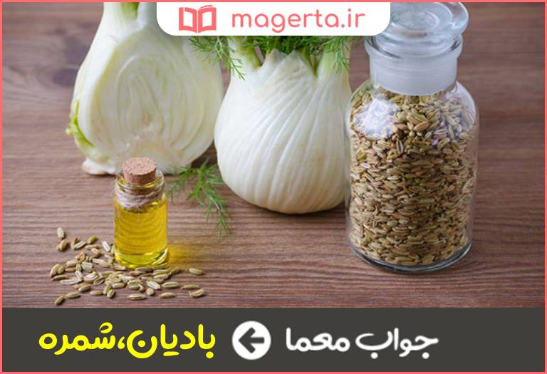 جواب معما رازیانه در جدول