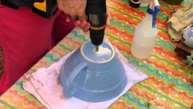 چگونه ظرف چینی را سوراخ کنیم