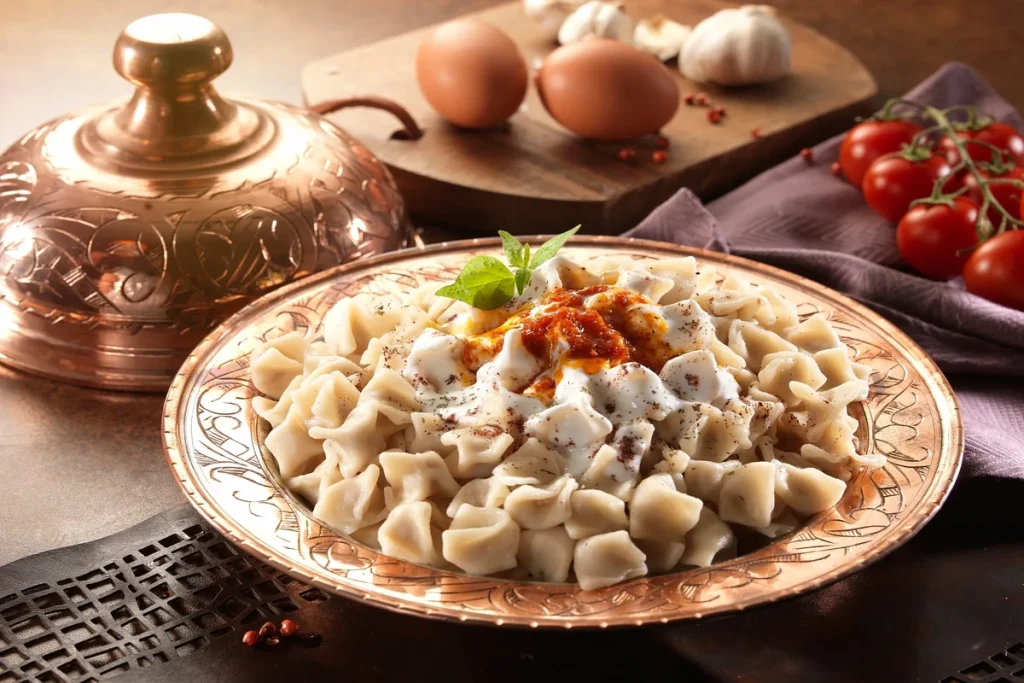 طرز تهیه مانتی ترکیه ای