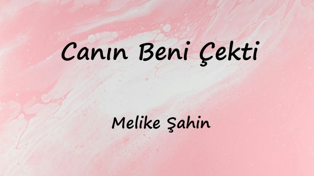 متن و ترجمه آهنگ Canın Beni Çekti از Melike Şahin