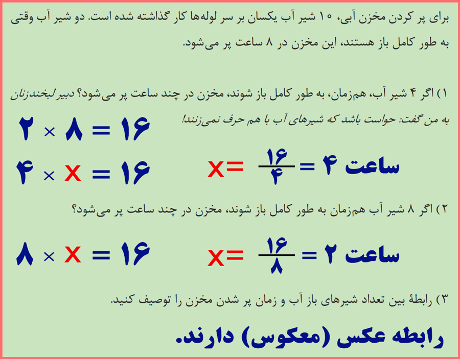 گام به گام صفحه 25 ریاضی دهم رشته فنی حرفه ای و هنرستان