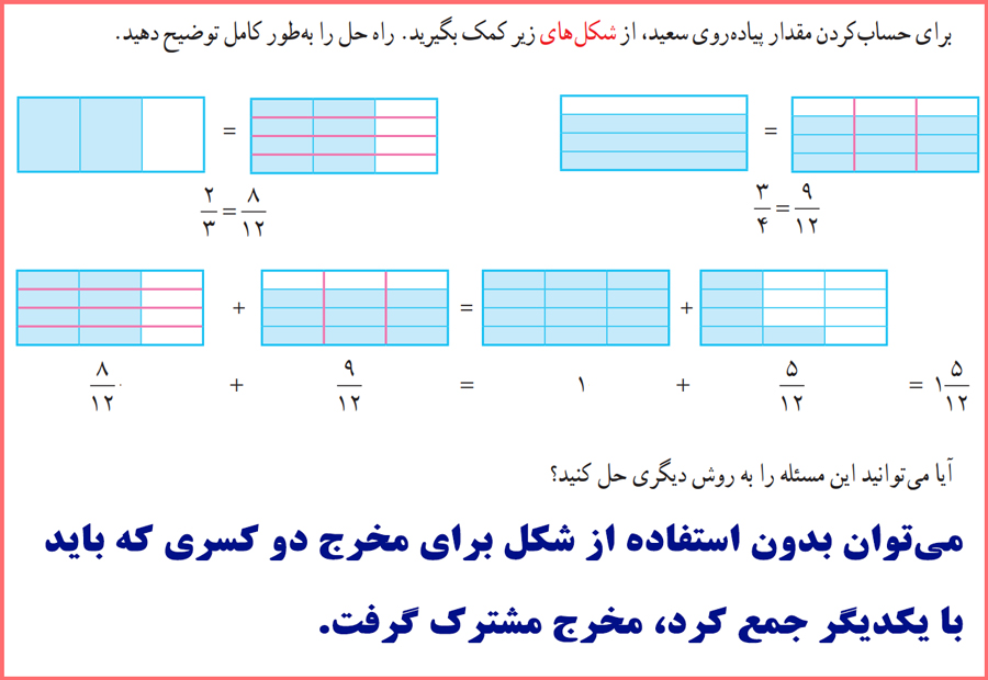 حل سوالات فعالیت صفحه 27 ریاضی پنجم