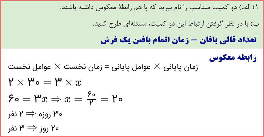 گام به گام صفحه 28 ریاضی دهم هنرستان