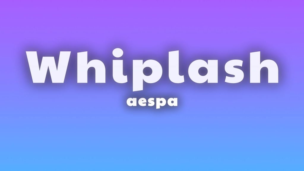 متن و ترجمه آهنگ Whiplash از aespa