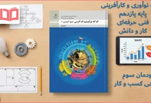 جواب پودمان ۳ کارگاه نوآوری و کارآفرینی یازدهم فنی حرفه ای