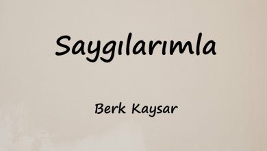 متن و ترجمه آهنگ Saygılarımla از Berk Kaysar