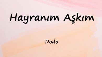 متن و ترجمه آهنگ Hayranım Aşkım از Dodo