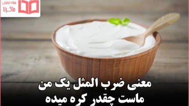 معنی ضرب المثل یک من ماست چقدر کره میده