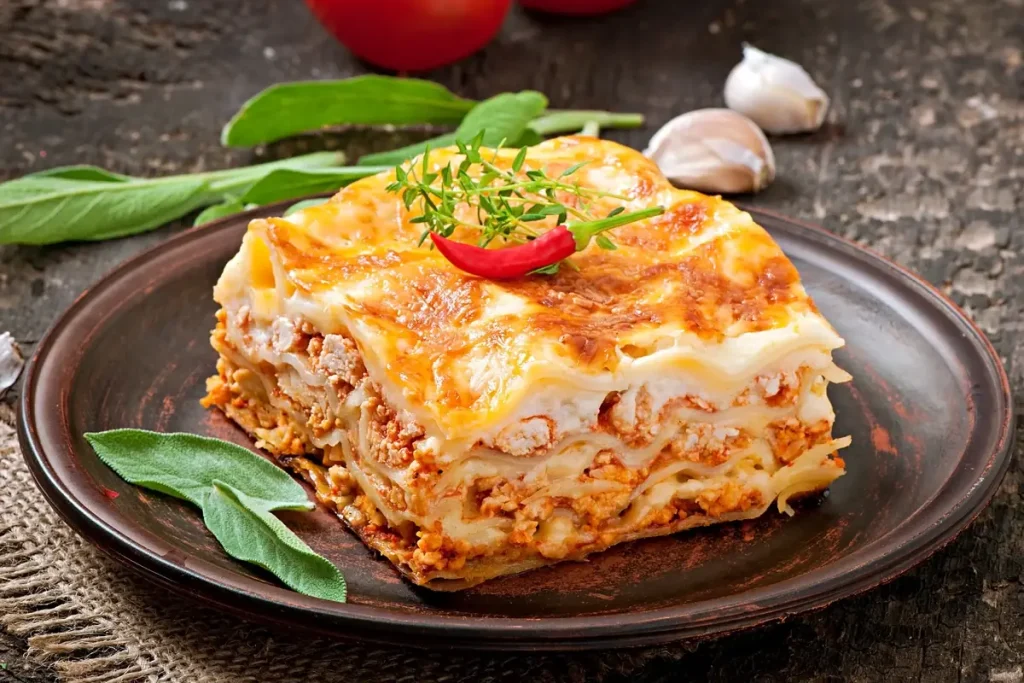 طرز تهیه لازانیا بدون فر برای ۶ نفر