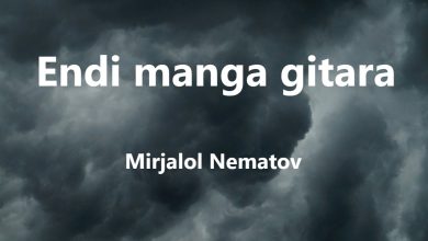 متن و ترجمه آهنگ Endi manga gitara از Mirjalol Nematov