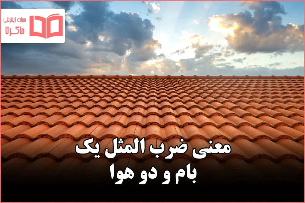 معنی ضرب المثل یک بام و دو هوا