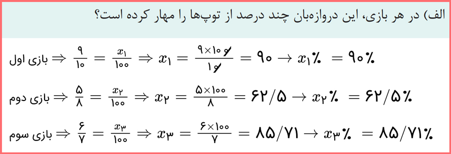 حل مسئله ها صفحه 53 ریاضی دهم فنی حرفه ای