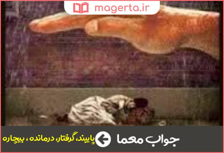 جواب معما پامس در جدول