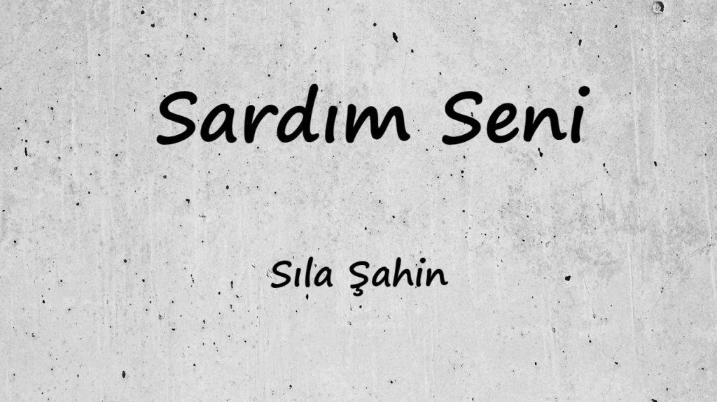 متن و ترجمه آهنگ Sardım Seni از Sıla Şahin