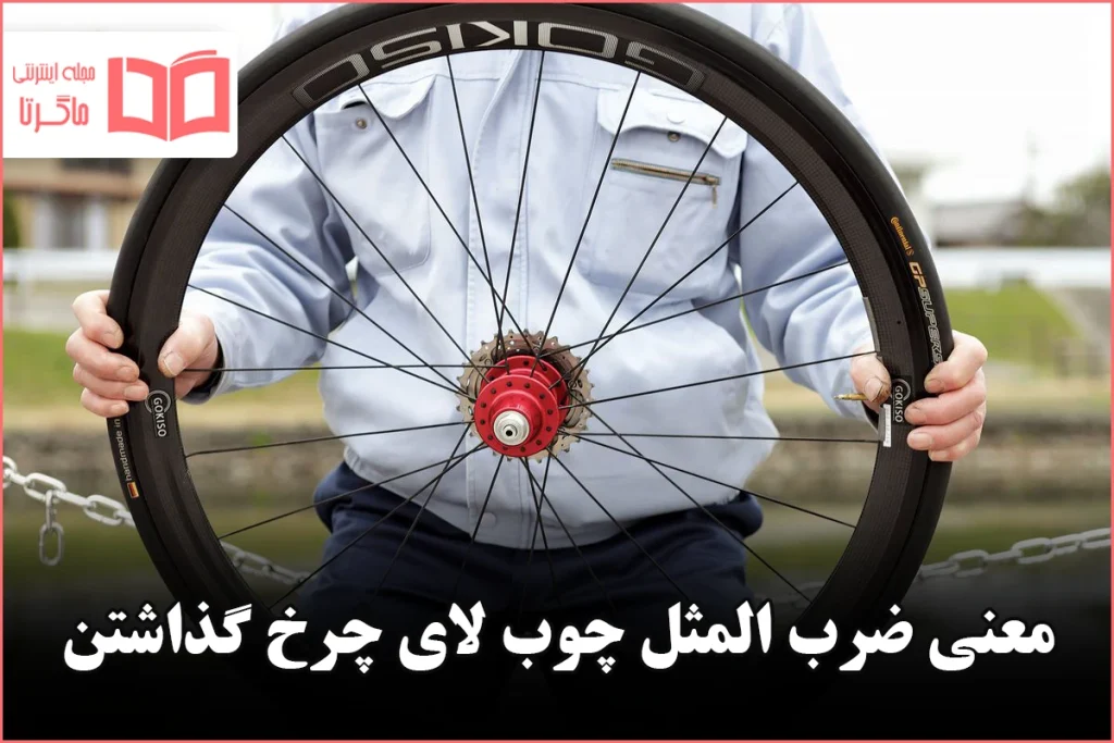 معنی ضرب المثل چوب لای چرخ گذاشتن