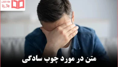 متن در مورد چوب سادگی