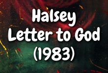 متن و ترجمه Letter to God (1983) از Halsey