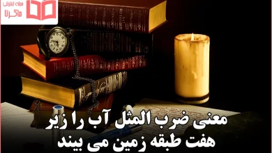 معنی ضرب المثل آب را زیر هفت طبقه زمین می بیند