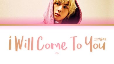 متن و ترجمه آهنگ 그리움에 (I will come to you) از Jin عضو BTS