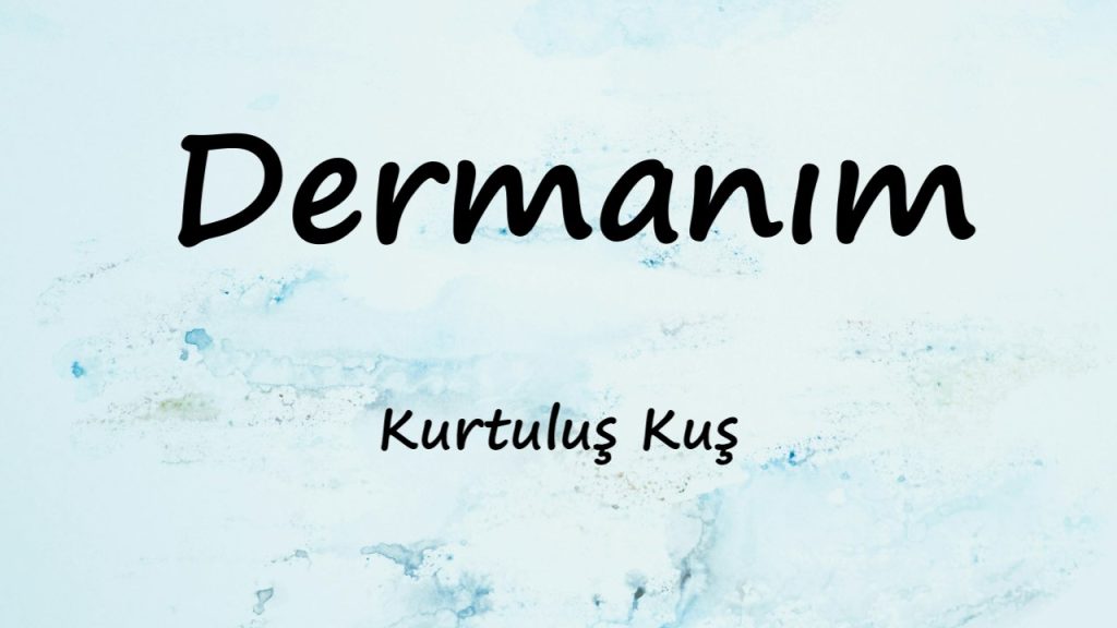 متن و ترجمه آهنگ Dermanım از Kurtuluş Kuş