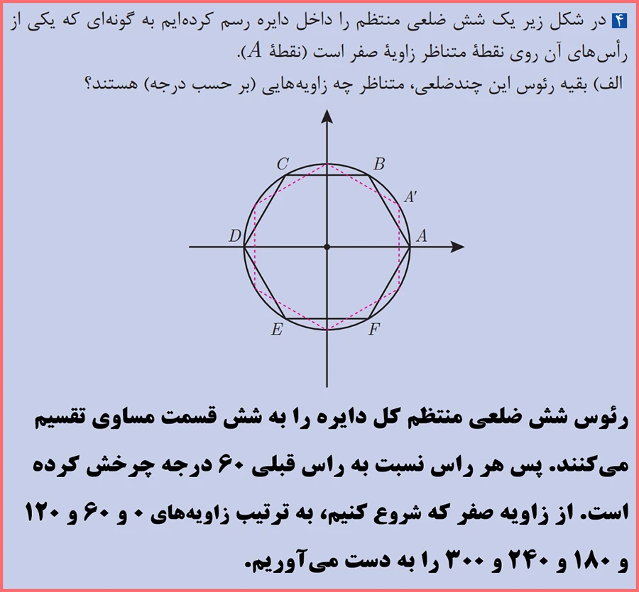 جواب قسمت الف سوال ۴ کار در کلاس صفحه ۷۸ ریاضی یازدهم فنی