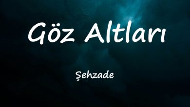 متن و ترجمه آهنگ Göz Altları از Şehzade