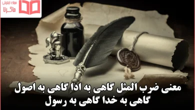 معنی ضرب المثل گاهی به ادا گاهی به اصول گاهی به خدا گاهی به رسول