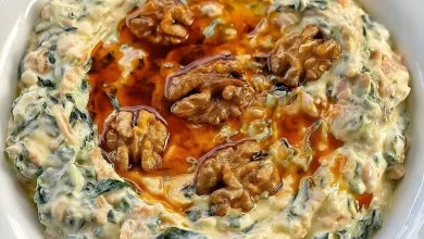 طرز تهیه بورانی اسفناج با گردو