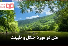 متن در مورد جنگل و طبیعت